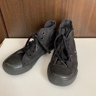 コンバース(CONVERSE)のconverse ブラックハイカット20㎝(スニーカー)