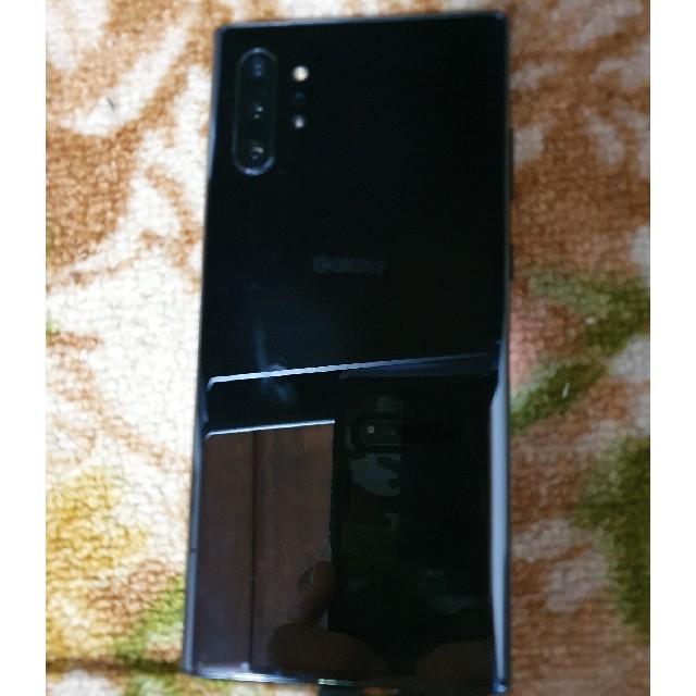 SAMSUNG(サムスン)のau galaxy note10＋ブラック スマホ/家電/カメラのスマートフォン/携帯電話(スマートフォン本体)の商品写真