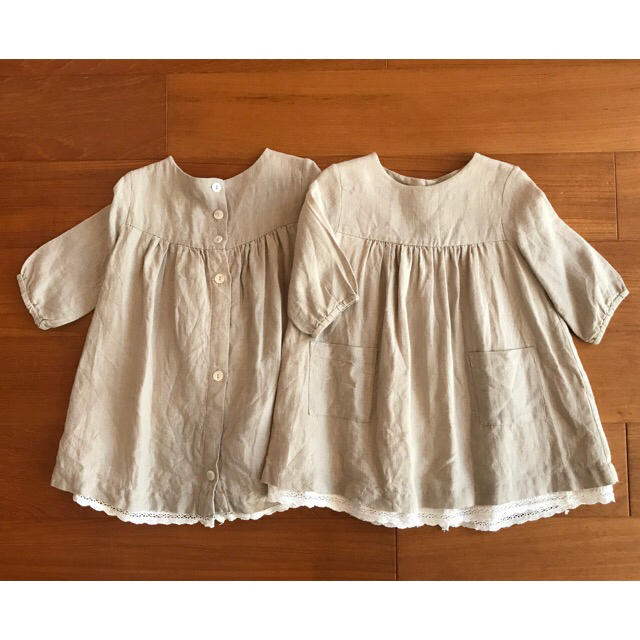 Caramel baby&child (キャラメルベビー&チャイルド)のlittle cotton clothes  リネンワンピース 1着 キッズ/ベビー/マタニティのベビー服(~85cm)(ワンピース)の商品写真