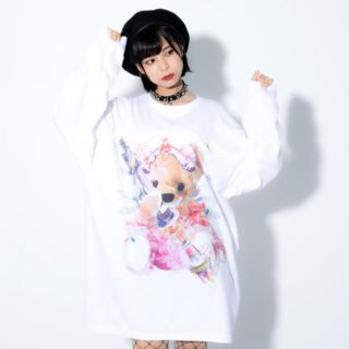 ミルクボーイ(MILKBOY)のTRAVAS TOKYO  魔法使いと黒猫のウィズSPECIAL ロンT くま (Tシャツ/カットソー(七分/長袖))