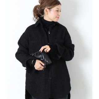 ドゥーズィエムクラス(DEUXIEME CLASSE)の新品タグ付き　ドゥーズィエムクラス TWEED シャツジャケット(その他)