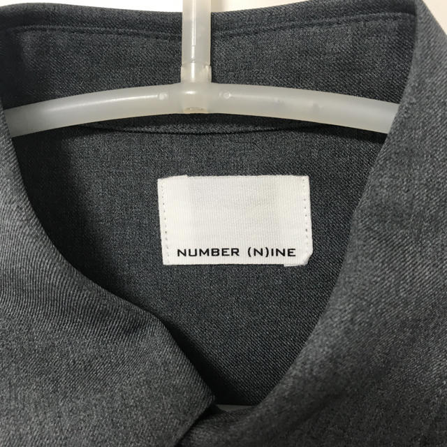 NUMBER (N)INE(ナンバーナイン)の【NUMBER (N)INE】試着のみ　グレー レギュラーカラー シャツ メンズのトップス(シャツ)の商品写真