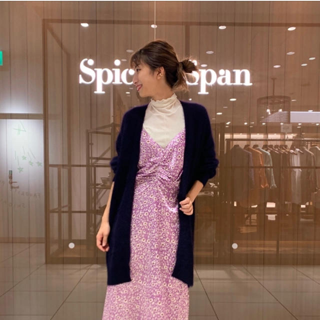 Spick & Span(スピックアンドスパン)の新品タグ付き　シアーリブハイネック レディースのトップス(カットソー(長袖/七分))の商品写真