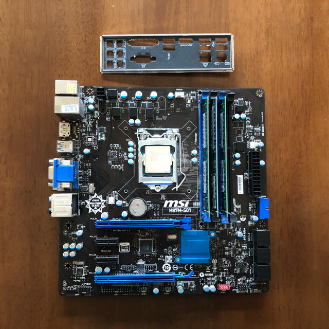 ASUS H87M-PRO LGA1150マザーボード CPU メモリー セットPCパーツ