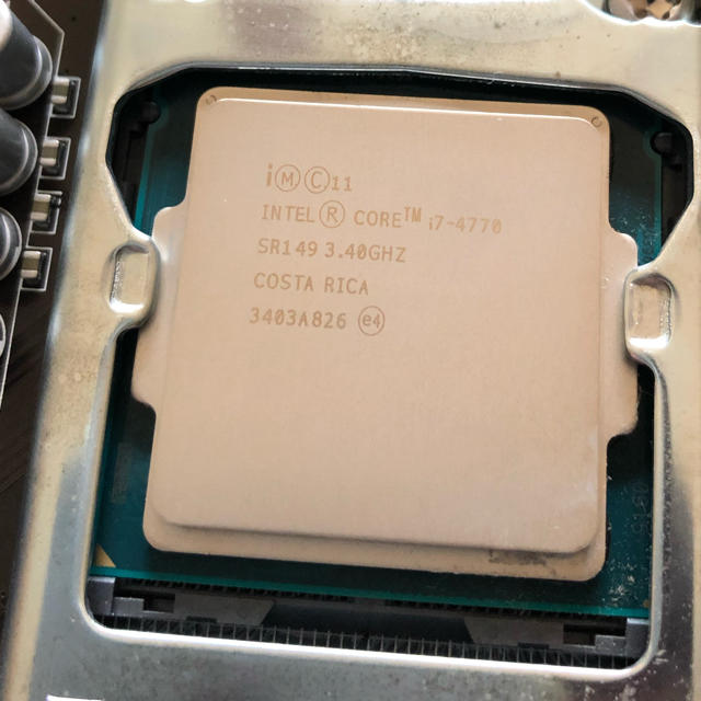 動作品】CPU マザーボード メモリセット core i7 4770 16gbの通販 by