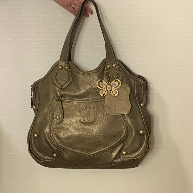 ANNA SUI(アナスイ)のANNA SUI アナスイ ショルダーバッグ - カーキ レディースのバッグ(ショルダーバッグ)の商品写真