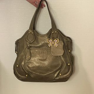 アナスイ(ANNA SUI)のANNA SUI アナスイ ショルダーバッグ - カーキ(ショルダーバッグ)