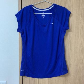 ナイキ(NIKE)のナイキ　レディースTシャツ　青色Lサイズ(Tシャツ(半袖/袖なし))