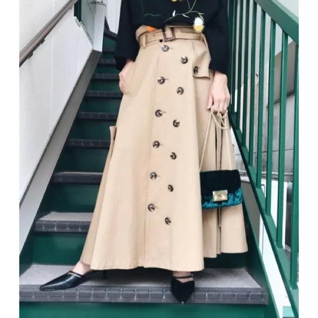 Ameri VINTAGE(アメリヴィンテージ)のtrench like skirt  レディースのスカート(ロングスカート)の商品写真