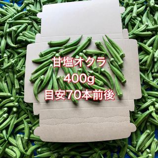 【鹿児島産】甘塩オクラ箱込み400g^_^(野菜)