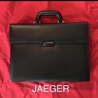 イエーガー(JAEGER)の美品［JAEGER］本革ビジネスバッグ(ビジネスバッグ)