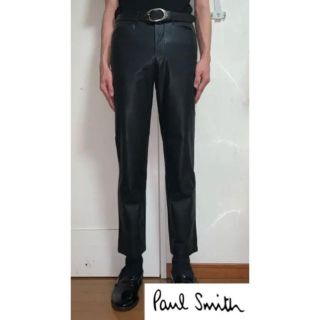 paul smith ポールスミス レザー パンツ ビンテージ