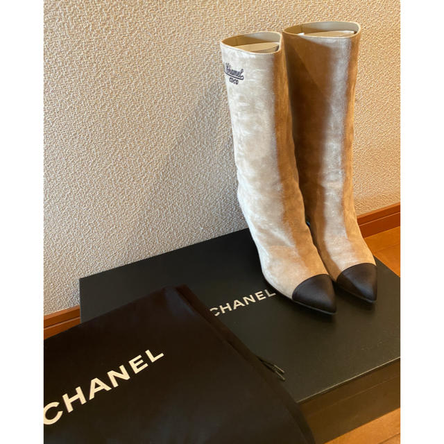 CHANEL(シャネル)の ◆極美品◆CHANEL 17AW ガブリエルシャネル ミドルブーツ 37.5 レディースの靴/シューズ(ブーツ)の商品写真