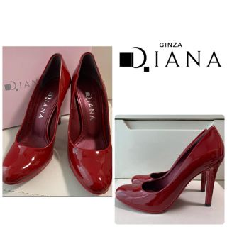 ダイアナ(DIANA)のうさぎ様専用ページです♡美品　ダイアナ　ダークレッドエナメル　パンプス(ハイヒール/パンプス)