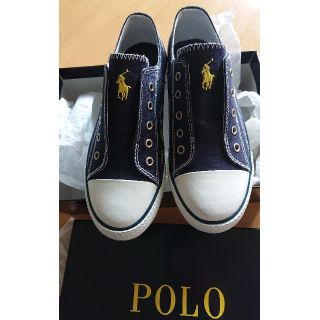 ポロラルフローレン(POLO RALPH LAUREN)のポロラルフローレン23,5スリッポン ヒモ無しスニーカー(スリッポン/モカシン)