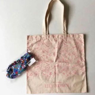 リリーブラウン(Lily Brown)の新品　リリーブラウン　限定　ヘアバンド　エコバッグ(エコバッグ)