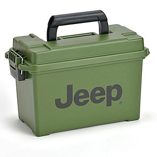 ジープ(Jeep)の送料無料‼️Jeep新品ミリタリーボックスケース★サージグリーンBOX(車内アクセサリ)