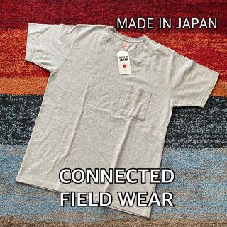 ササフラス(SASSAFRAS)の未使用 CONNECTED FIELD WEAR Vネック ポケT グレー M(Tシャツ/カットソー(半袖/袖なし))