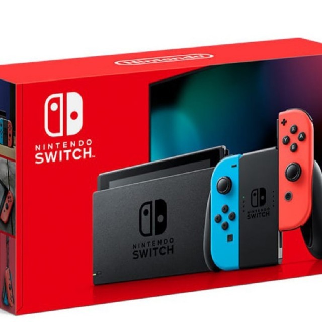 新品未使用　任天堂Switch本体　新型ネオン