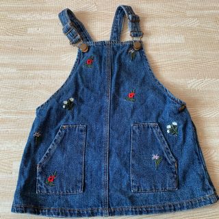 ザラキッズ(ZARA KIDS)のもうすぐ処分　ザラ　サロペットワンピース　ジャンパースカート  (ワンピース)