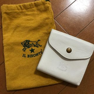 イルビゾンテ(IL BISONTE)のイルビゾンテ　白　財布　ウォレット(財布)