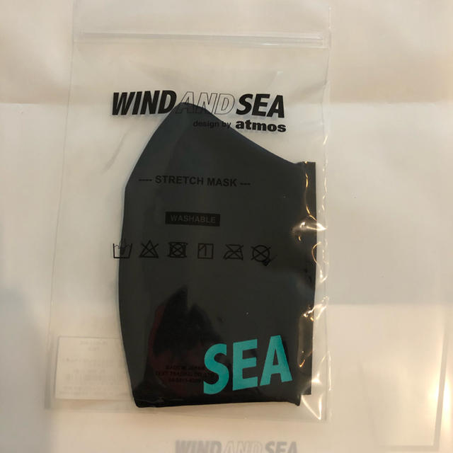 SEA(シー)のWindandsea  atmos コラボ Black マスク メンズのファッション小物(その他)の商品写真