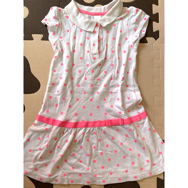 carter's(カーターズ)のワンピース　カーターズ　ピンク水玉　100〜110 キッズ/ベビー/マタニティのキッズ服女の子用(90cm~)(ワンピース)の商品写真