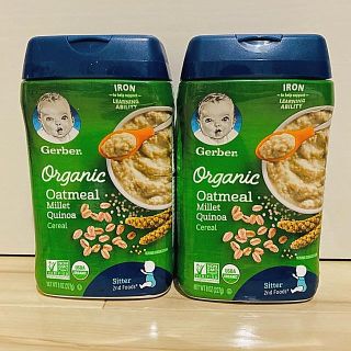 ガーバー(Gerber)の《新品未開封》GERBER オーガニック オートミール シリアル 離乳食(その他)