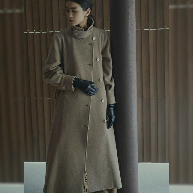 【AMERI】 POOFY FLARE LONG COAT