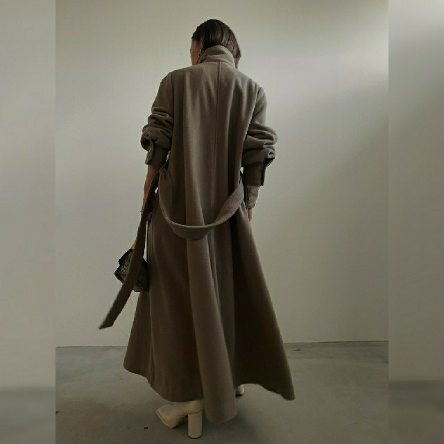 AMERI】 POOFY FLARE LONG COAT - ロングコート