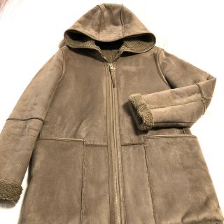 ザラ(ZARA)のZARA フェイクムートン　リバーシブル　コート(ロングコート)