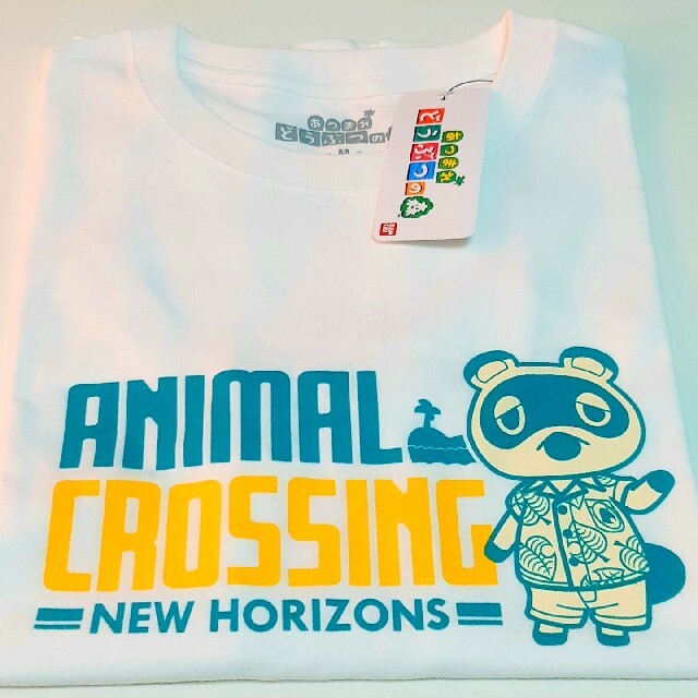 BANDAI(バンダイ)のどうぶつの森 Tシャツ たぬきち メンズのトップス(Tシャツ/カットソー(半袖/袖なし))の商品写真