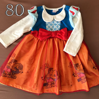 ディズニー(Disney)のcheese様✨白雪姫ドレス Disney PRINCESS 80サイズ(ワンピース)