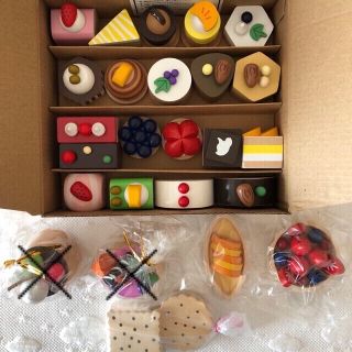 新品 廃盤 ミランmilan ままごと スイーツ プチフール ケーキ屋さんセット(知育玩具)