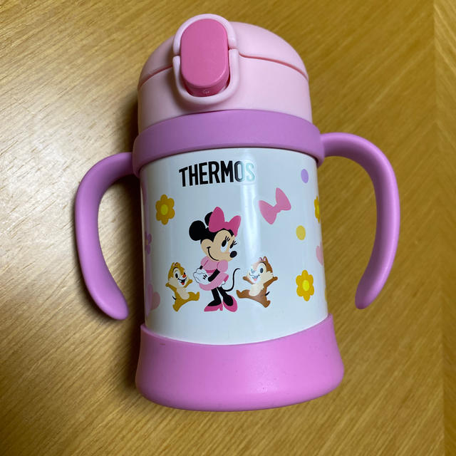 THERMOS(サーモス)の【クマ子様専用】サーモス　ステンレスストローマグ キッズ/ベビー/マタニティの授乳/お食事用品(水筒)の商品写真