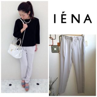 イエナ(IENA)の新品◆IENA タックパンツ グレー(その他)