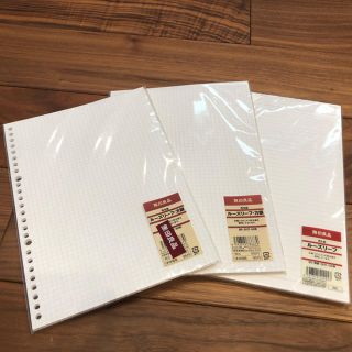 ムジルシリョウヒン(MUJI (無印良品))の【無印良品】B5ルーズリーフセット(ノート/メモ帳/ふせん)