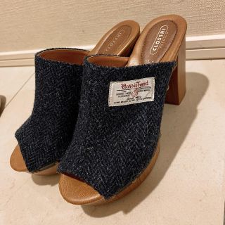 ハリスツイード(Harris Tweed)の♡ハリスツイード デニムサンダル♡(ハイヒール/パンプス)