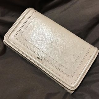 クロエ(Chloe)のクロエ　Chloe くすみピンク　長財布(財布)