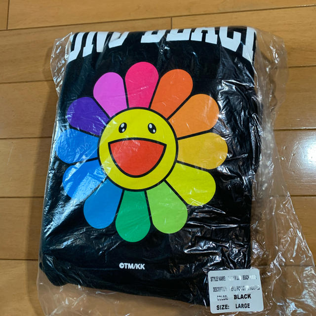 新品 村上隆 Complexcon フラワー パーカー お花 ブラック L