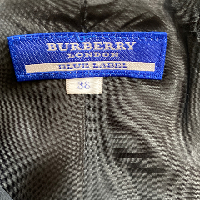 BURBERRY BLUE LABEL(バーバリーブルーレーベル)の最終値下げ　バーバリーブルーレーベル　ワンピース38号 レディースのワンピース(ロングワンピース/マキシワンピース)の商品写真