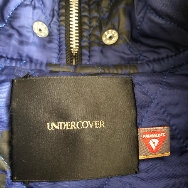 11日迄 定価17万円 アンダーカバー UNDERCOVER 袖レザースタジャン