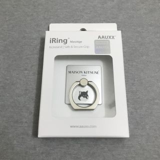 メゾンキツネ(MAISON KITSUNE')のメゾンキツネ  スマホリング iRING(iPhoneケース)