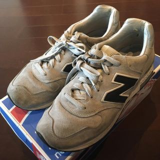 ニューバランス(New Balance)のニューバランス new balance M1400 ライトグレー×ネイビー(スニーカー)