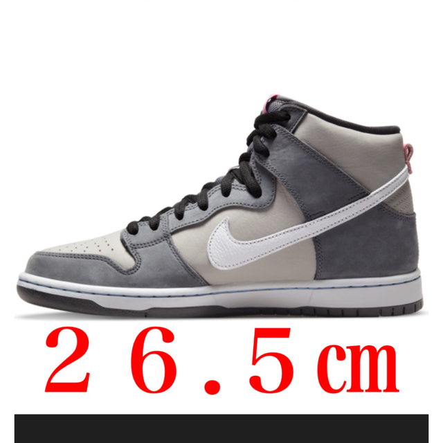 NIKE(ナイキ)のNike SB Dunk High Pro Medium Grey メンズの靴/シューズ(スニーカー)の商品写真