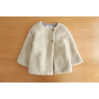 ザラキッズ(ZARA KIDS)のzara baby kids ボアコート ジャケット カーディガン 90(コート)