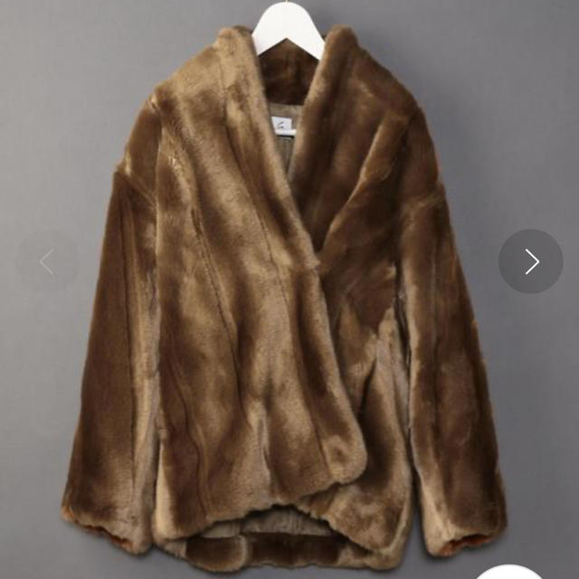 6 roku beauty&youth FAKE MINK FUR COATレディース