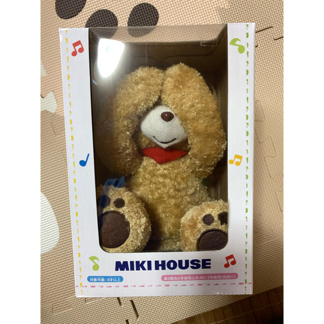 mikihouse(ミキハウス)のベビー ピーカブーベア キッズ/ベビー/マタニティのおもちゃ(知育玩具)の商品写真