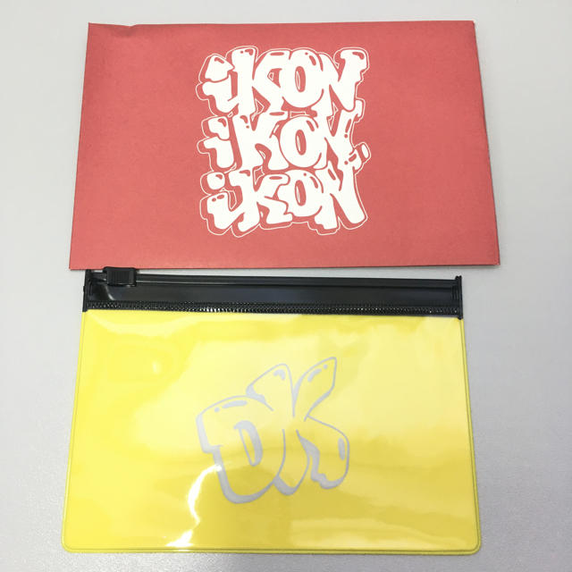 iKON(アイコン)のiKON フラットポーチ DK エンタメ/ホビーのCD(K-POP/アジア)の商品写真