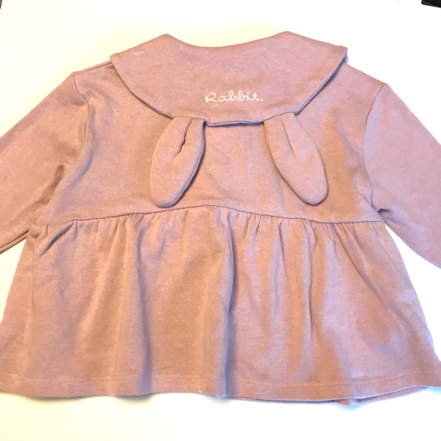 しまむら(シマムラ)のバースデイ　テータテート　うさ耳　ロンＴ キッズ/ベビー/マタニティのキッズ服女の子用(90cm~)(Tシャツ/カットソー)の商品写真